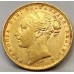 AUSTRALIA 1871 . ONE 1  SOVEREIGN . SYDNEY . GOLD . MINOR BAG MARKS